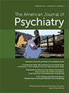 AMERICAN JOURNAL OF PSYCHIATRY雜志封面